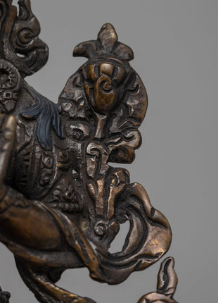 Green Tara Oxidized Statue | Exquisite Symbol of Compassion