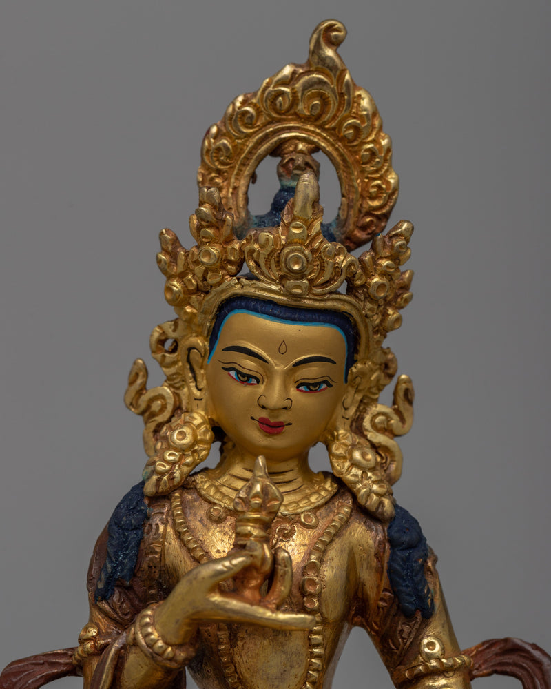 Spiritual Vajrasattva Buddha Figure | Symbolizing Clarity and Purity