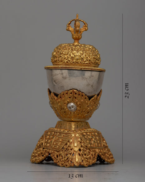 Handcrafted Buddhist Kapala Ritual | Handcrafted Skull Cups for Ritual Use