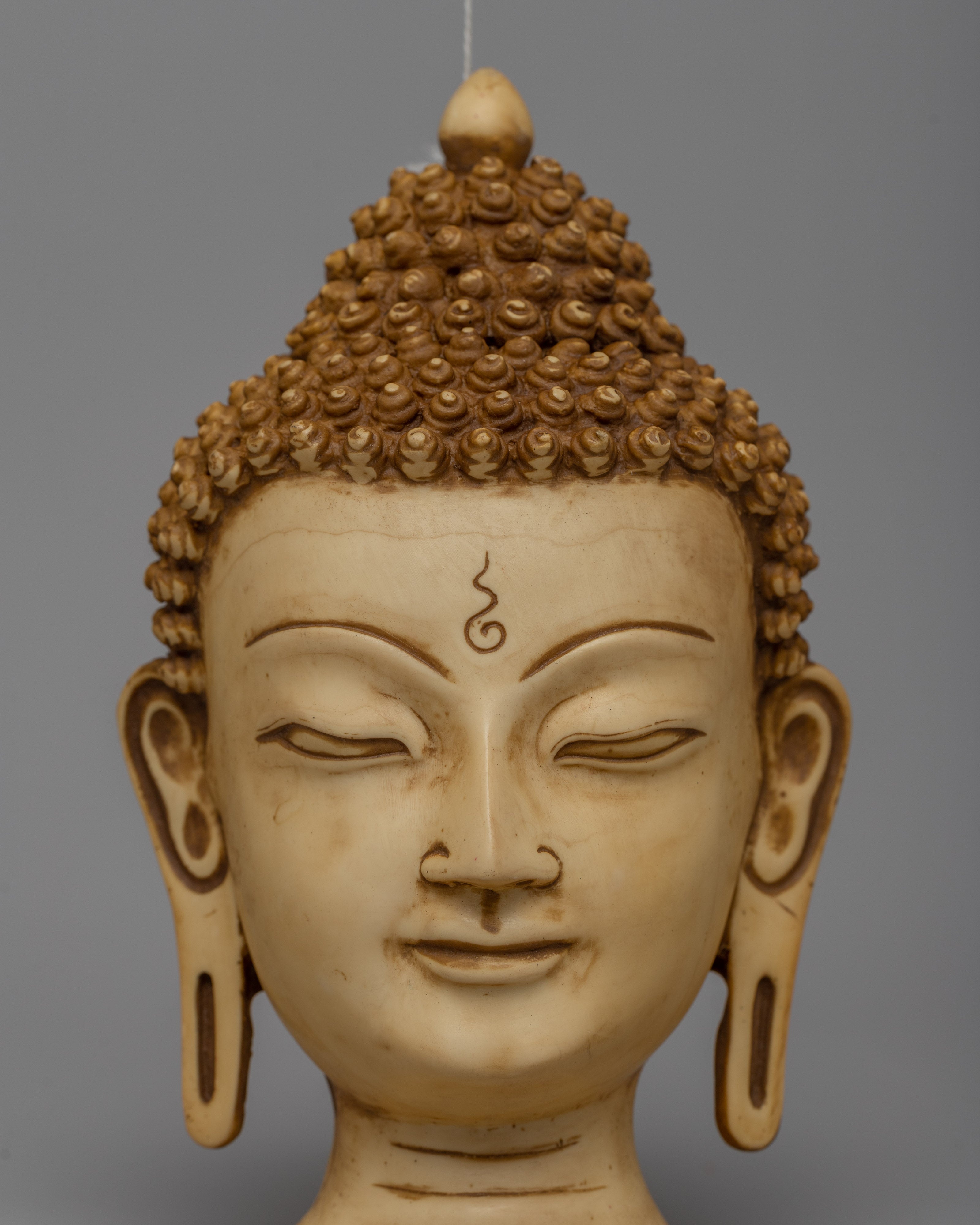 Buddha Wall Hanging Mask | Handmade Meditation Space Decor