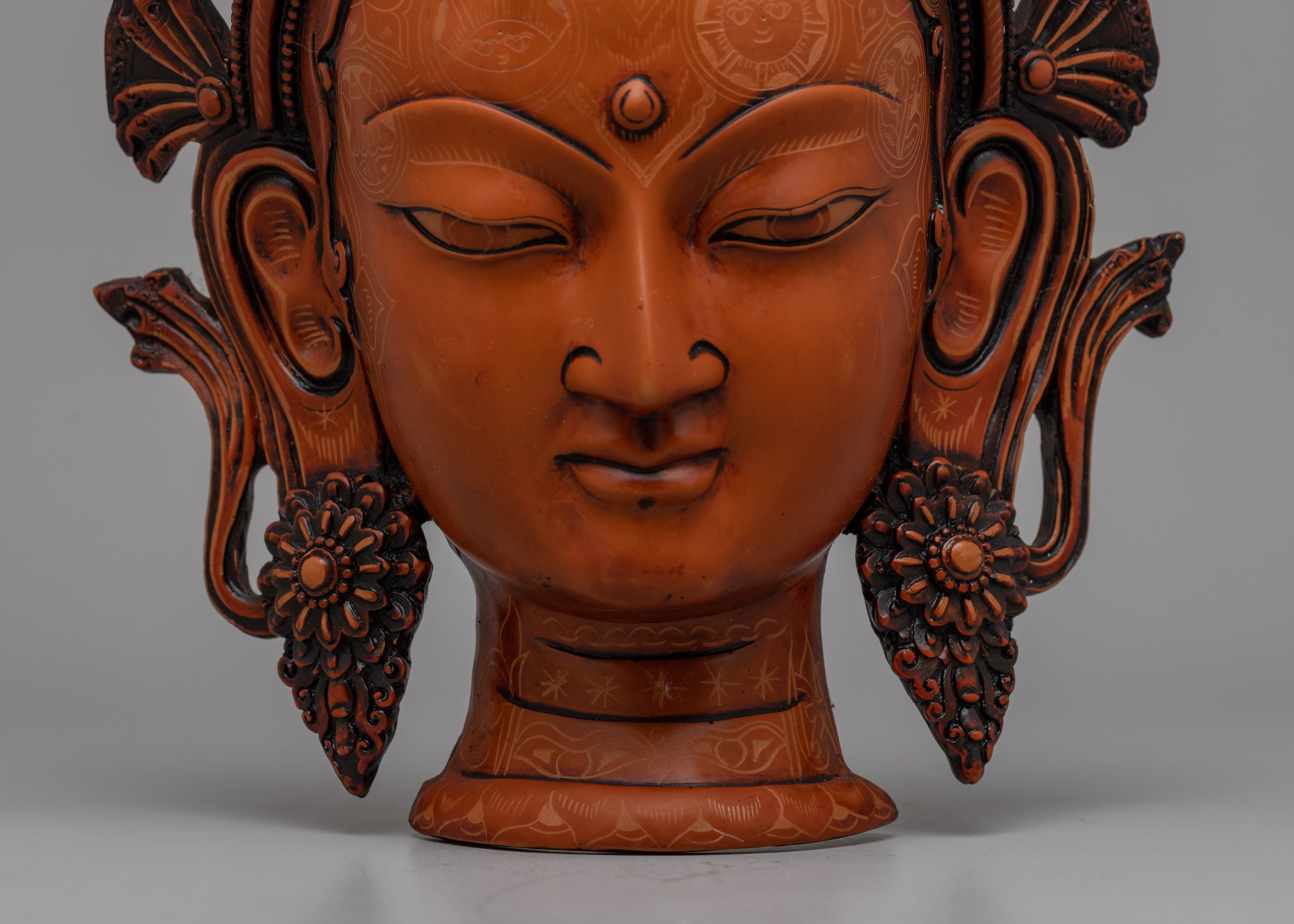 Buddhist Art Buddha Face Wall Hanging | Peaceful Zen Decor