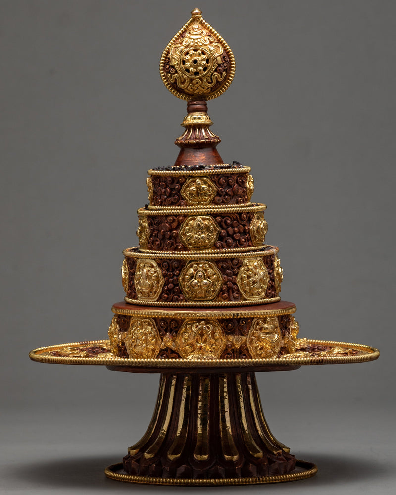 Vintage Mandala Set | Buddhist Ritual Items | Mandala Offering Set