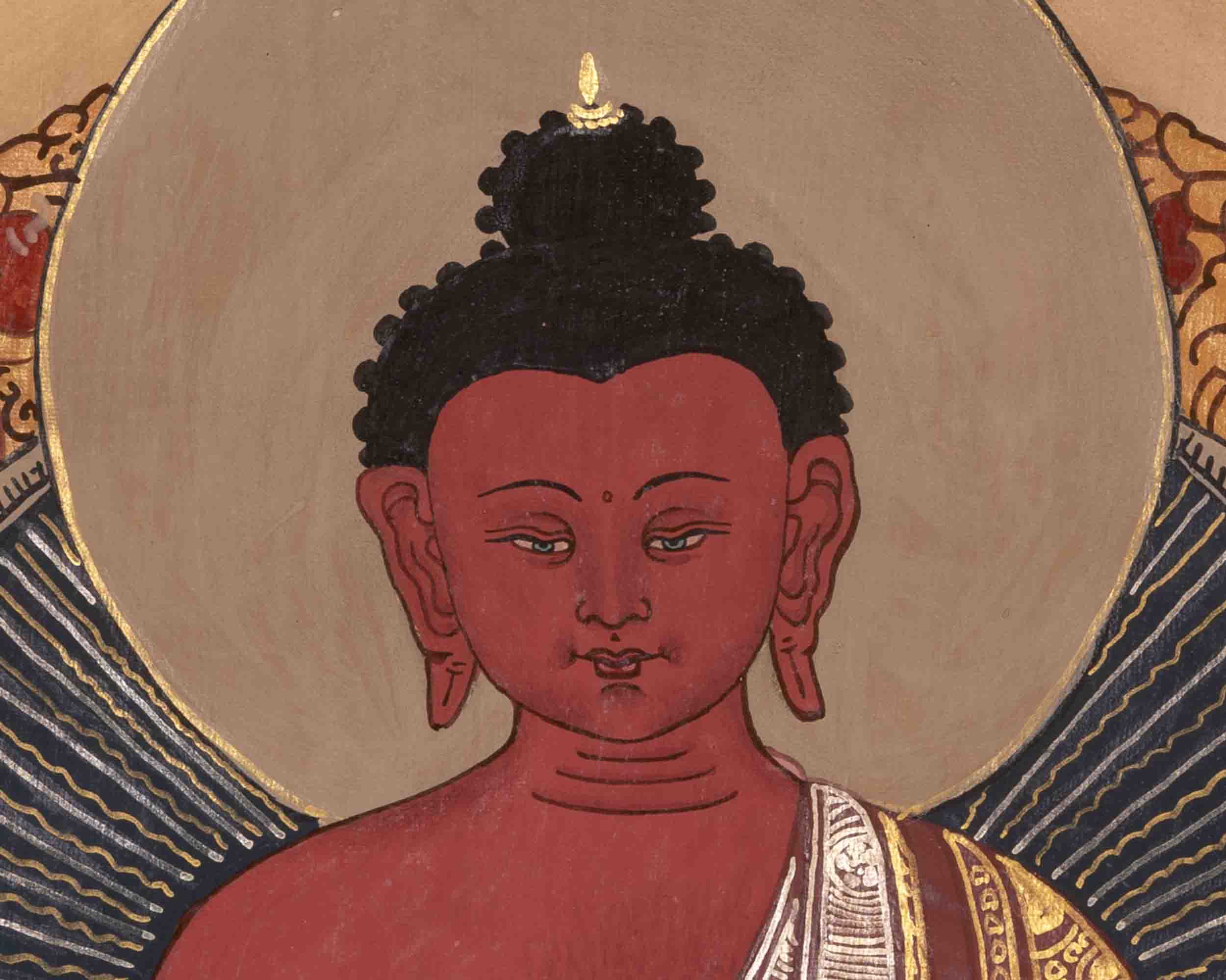 Amitabha Buddha Thangka | Traditional Buddhist Art | Wall Decors