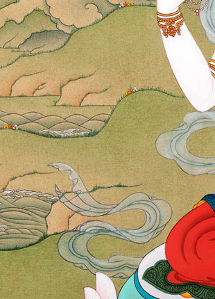 Traditional Chenrezig Thangka | Avalokiteshvara Painting
