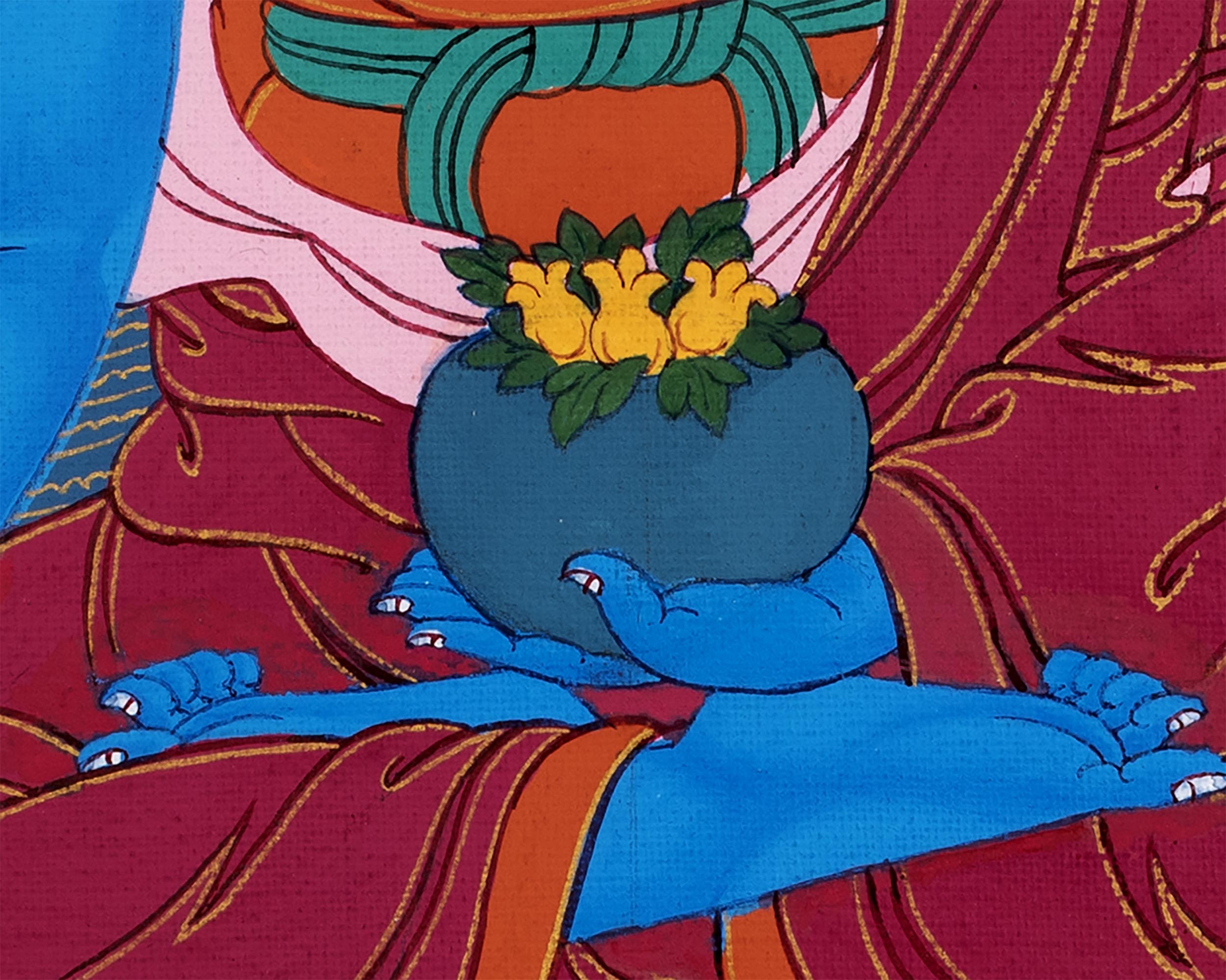 Blue Medicine Buddha | Thangka Art | Menla