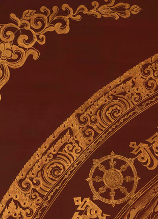 Gold Style Mandala | Buddhist Mandala Thangka
