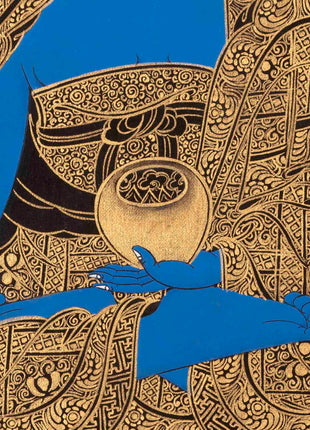 Medicine Buddha | Original Hand-Painted Thangka | Religious Gifts