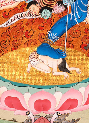 Troma Nagmo Sadhana Thangka | Tibetan Dakini Art On Cotton Canvas