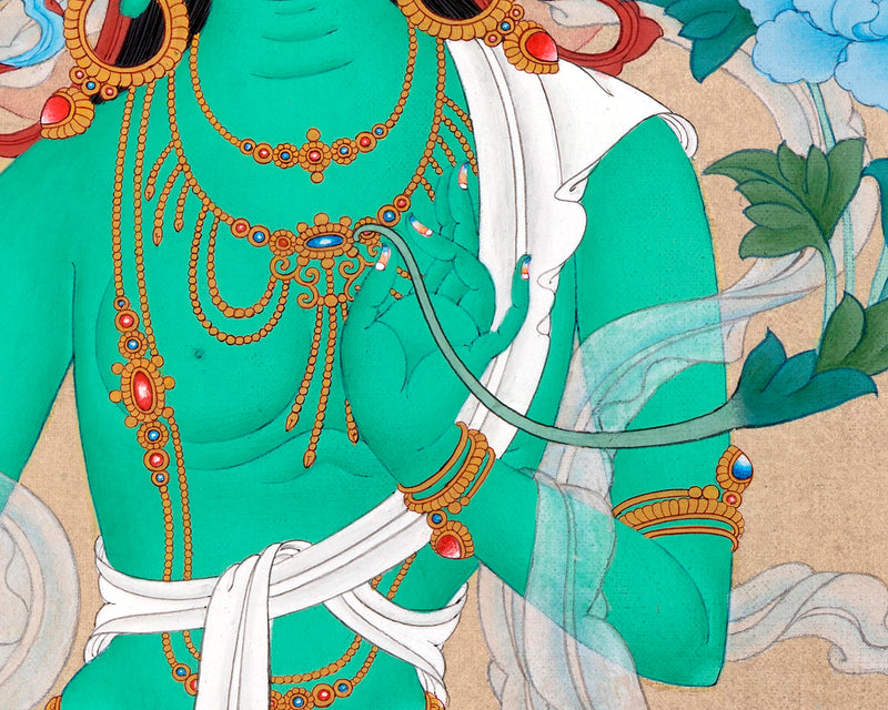 Mother Green Tara | Bodhisattva Deity Thangka