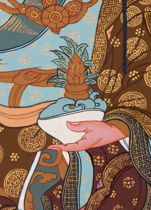 Padmasambhava Guru | Buddhist Thangka | Religious Wall Decors