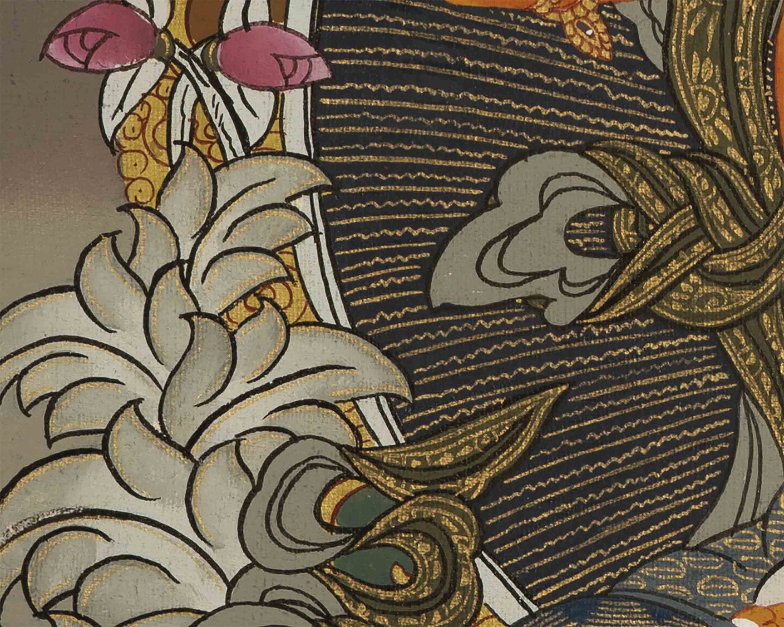 Manjushree Thangka Art | HandPainted Buddhist Art