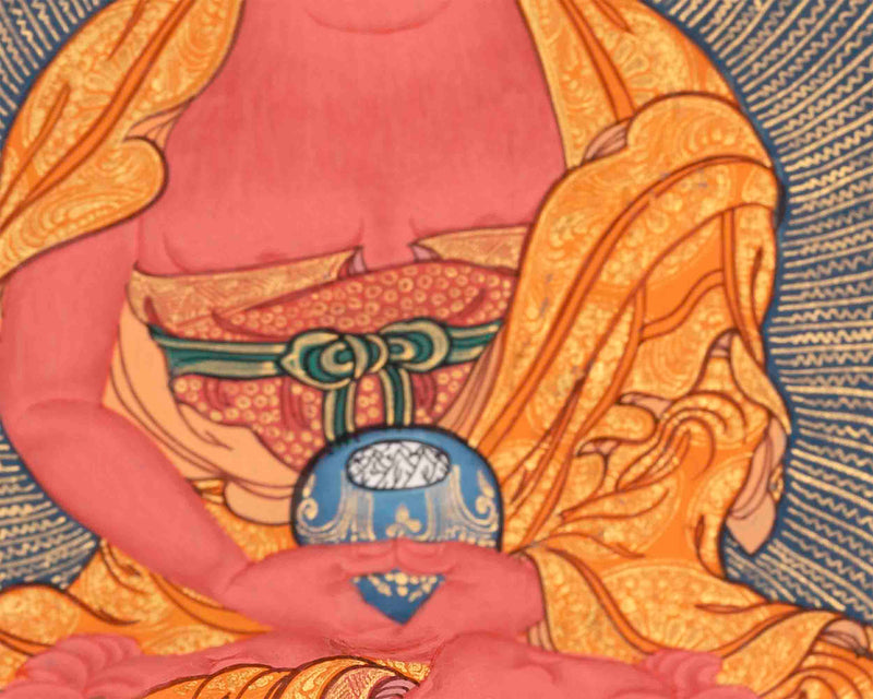 Amitabha Buddha Thangka | Buddhist Traditional Paint | Wall Decors