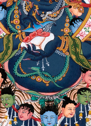 6 Armed Mahakala | Traditional Tibetan Thangka