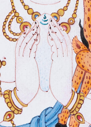 Four-Armed Chenrezig | Buddhist Art Thangka | Bodhisattva