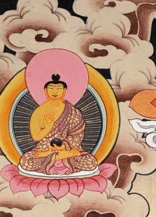 Shakyamuni Buddha Thangka | Tibetan Buddhist Painting