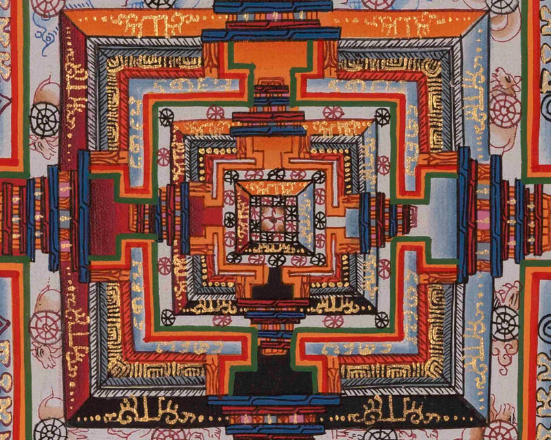 Mandala Thangka | Kalachakra Mandala | Religious Wall Decors