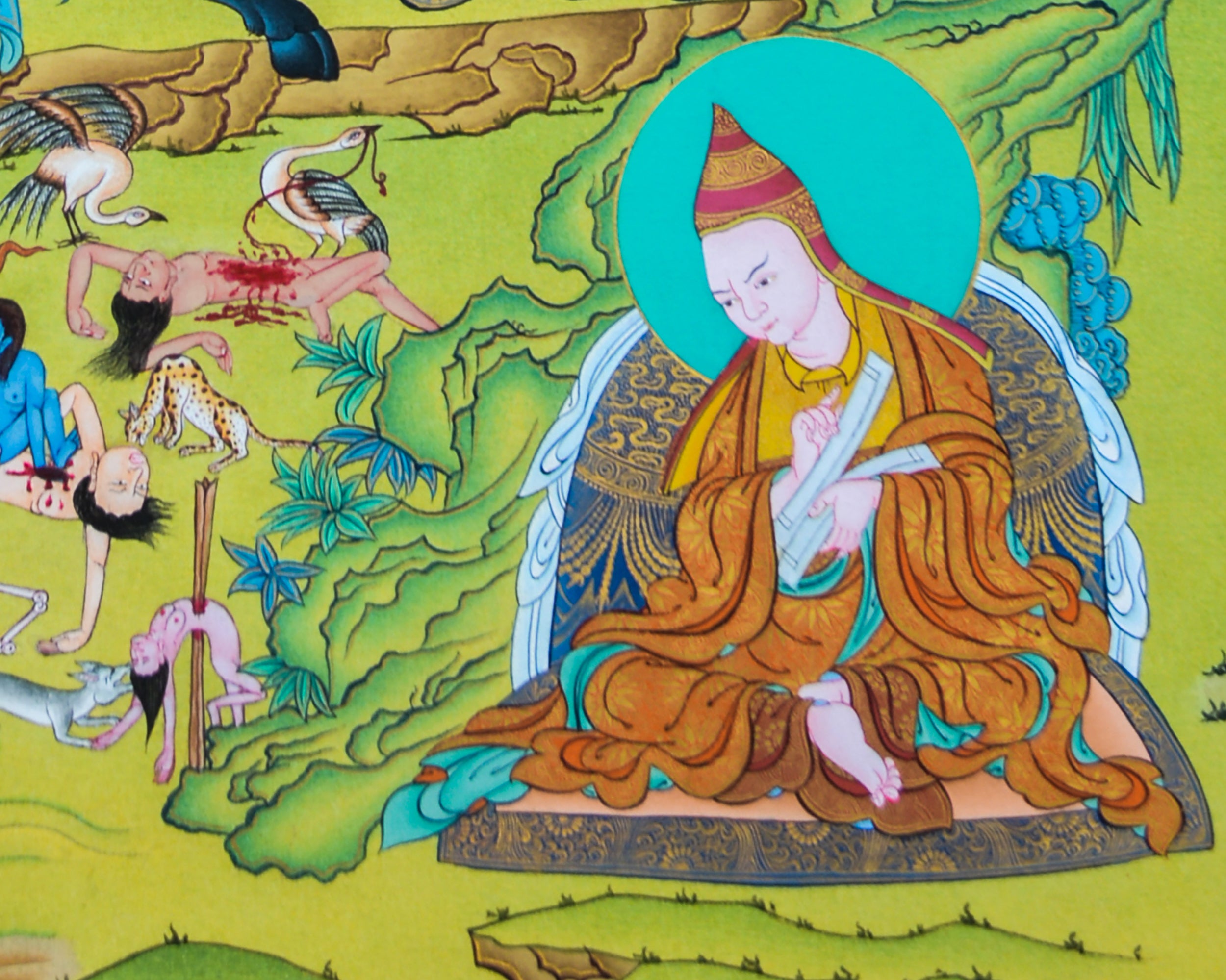 Nyima Oser | Guru Padmasambhava Manifestation | Thangka Art