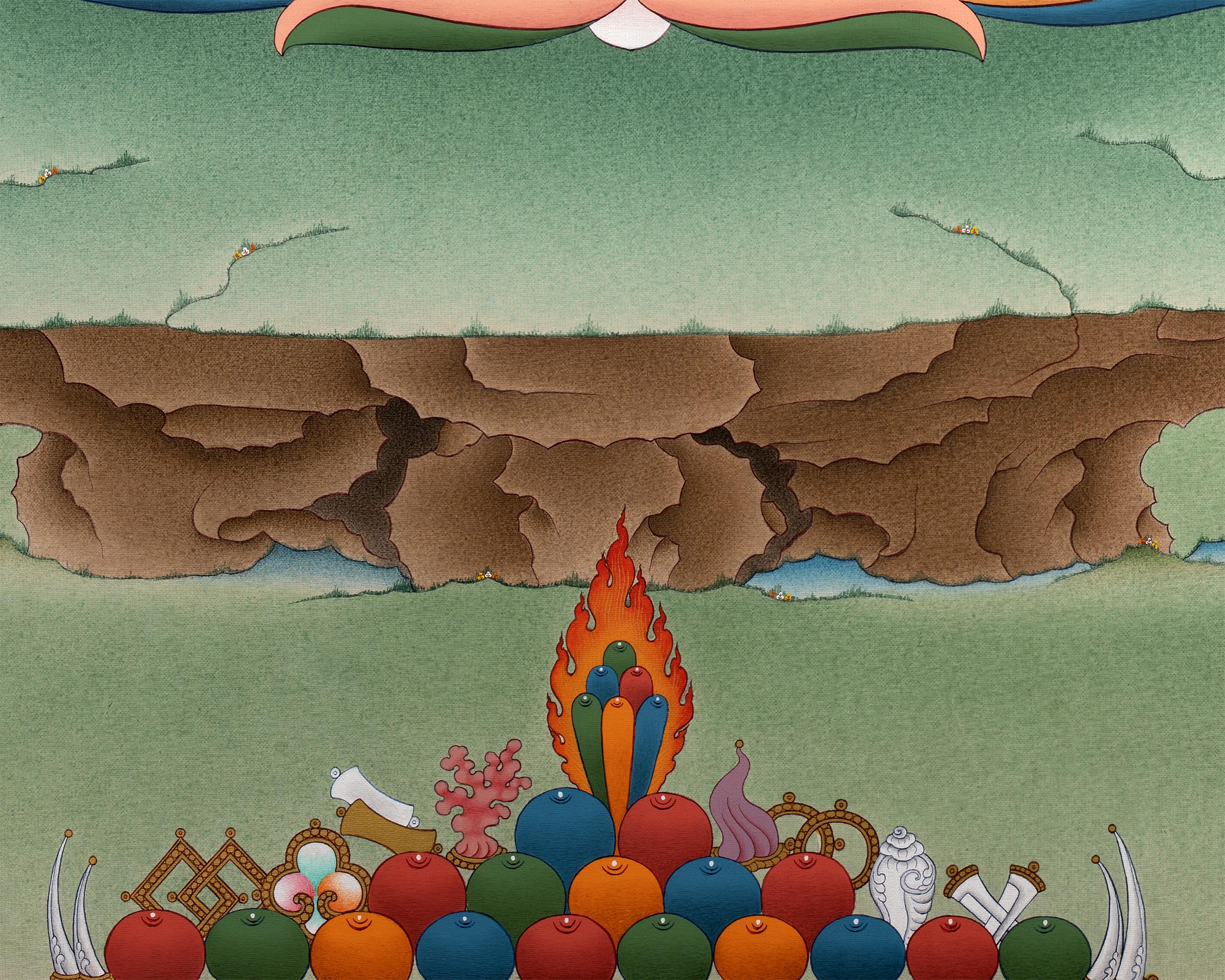 Shakyamuni Buddha Thangka | Tibetan Buddhist Painting