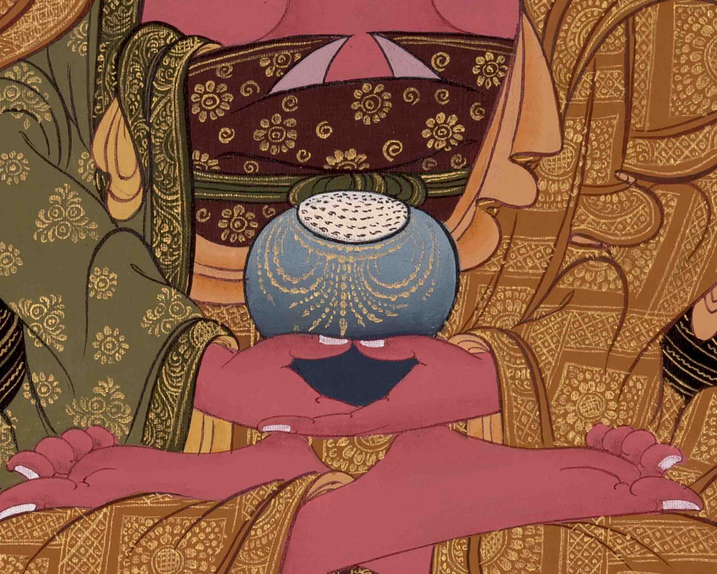 Amitabha Buddha Thangka | Religious Buddhist Art | Wall Decors