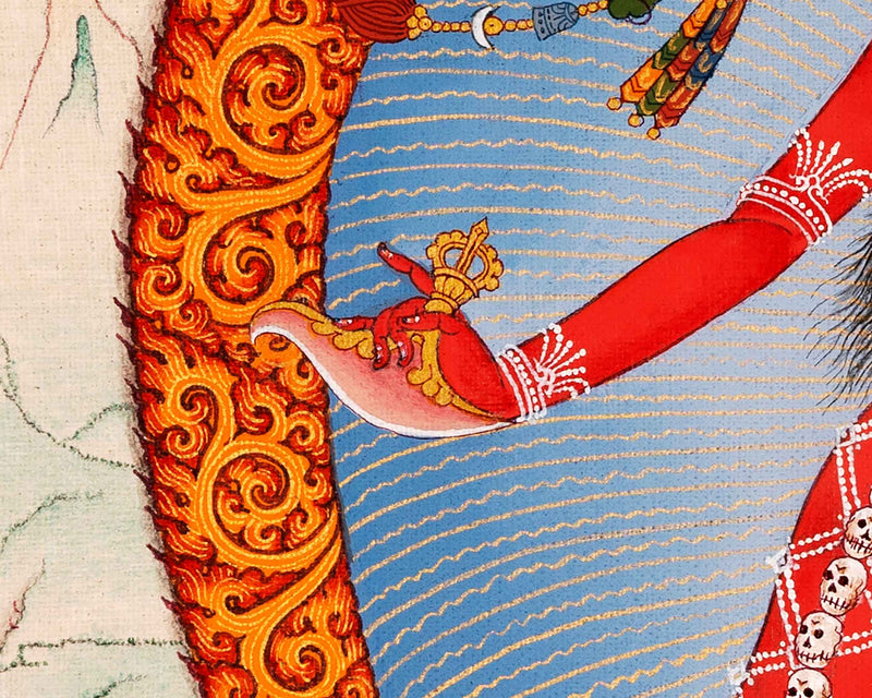 Red Dakini Vajrayogini Thangka Painting | High-Quality Tibetan Art