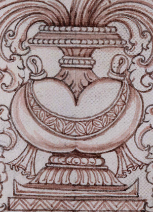 High-Quality Print For Ganesha Mantra | Ganesh On Kalash Drawing For Ceremonies