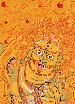 Vajrapani Thangka | Wall Hanging Canvas Art