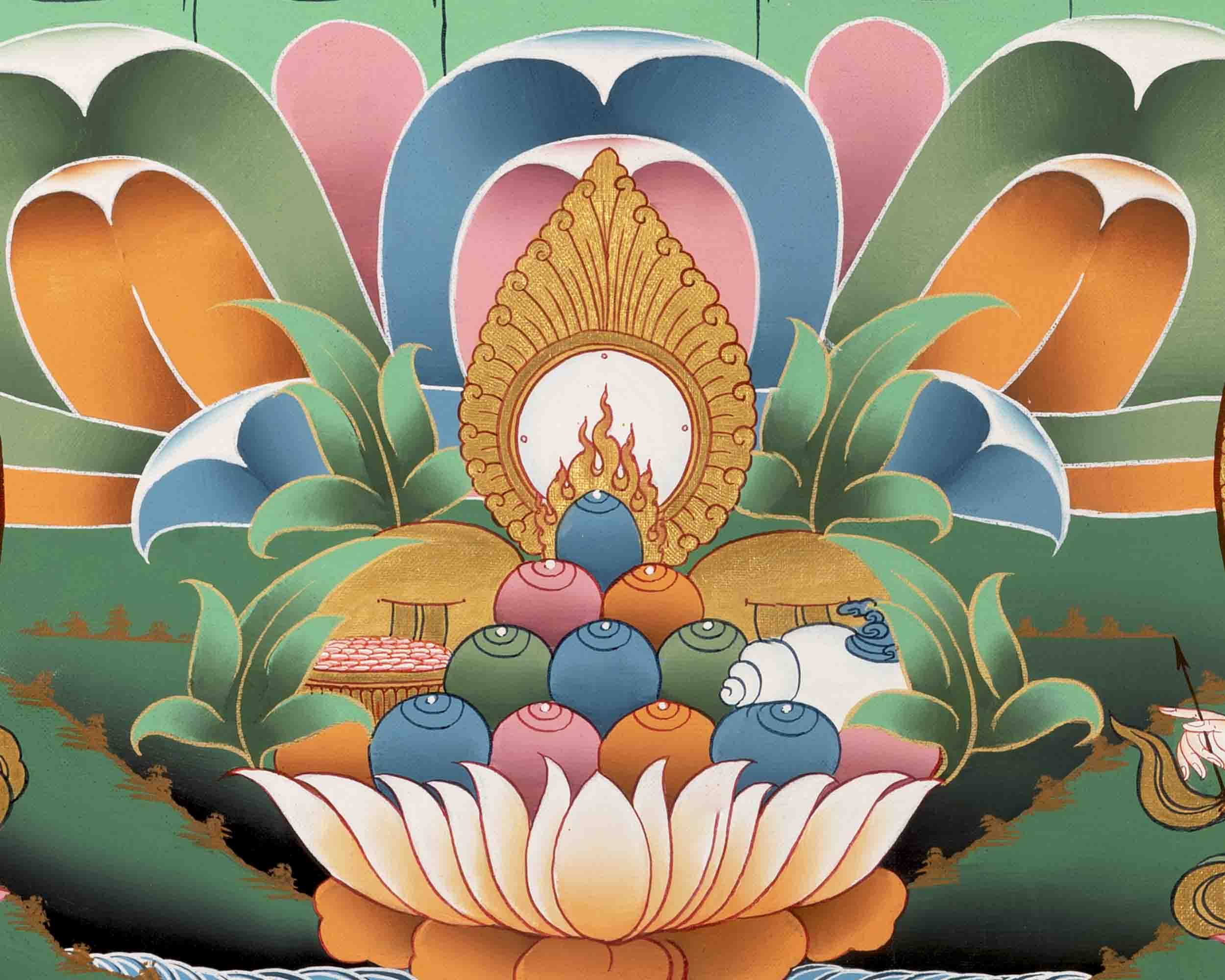 Female White Tara Thangka | Religious Wall Decors