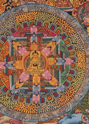 Mandala1000 Armed Lokeshvara | Buddhist Wall Hanging Mandala