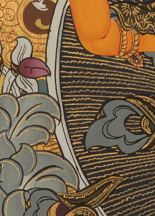 Manjushree Thangka Painting | Buddhist Wall Hanging