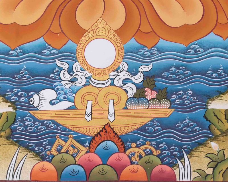 Wall Hanging Namgyalma Thangka | Decoration For Meditation And Yoga