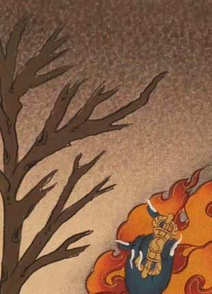 Vajrapani Thangka | Handpainted Thangka