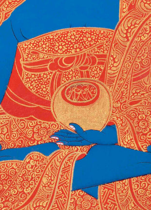 Medicine Buddha Thangka | Traditional Tibetan Painting | Wall Decors