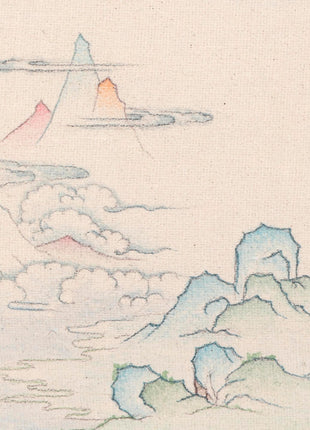 Shakyamuni Buddha with Five Disciples Thangka | Tibetan Buddhist Art