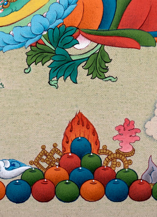 Mother Green Tara Thangka | Tibetan Buddhist Painting