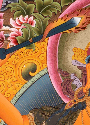Religious Manjushree Thangka | Thangka Painting