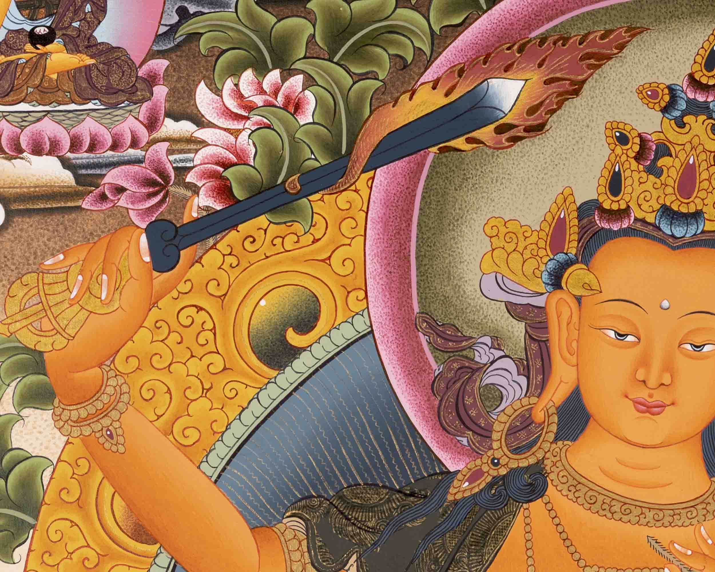 Religious Manjushree Thangka | Thangka Painting