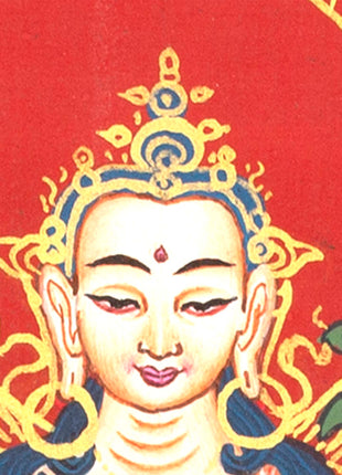 Chenresig Mandala | Traditional Tibetan Thangka | Wall Decors