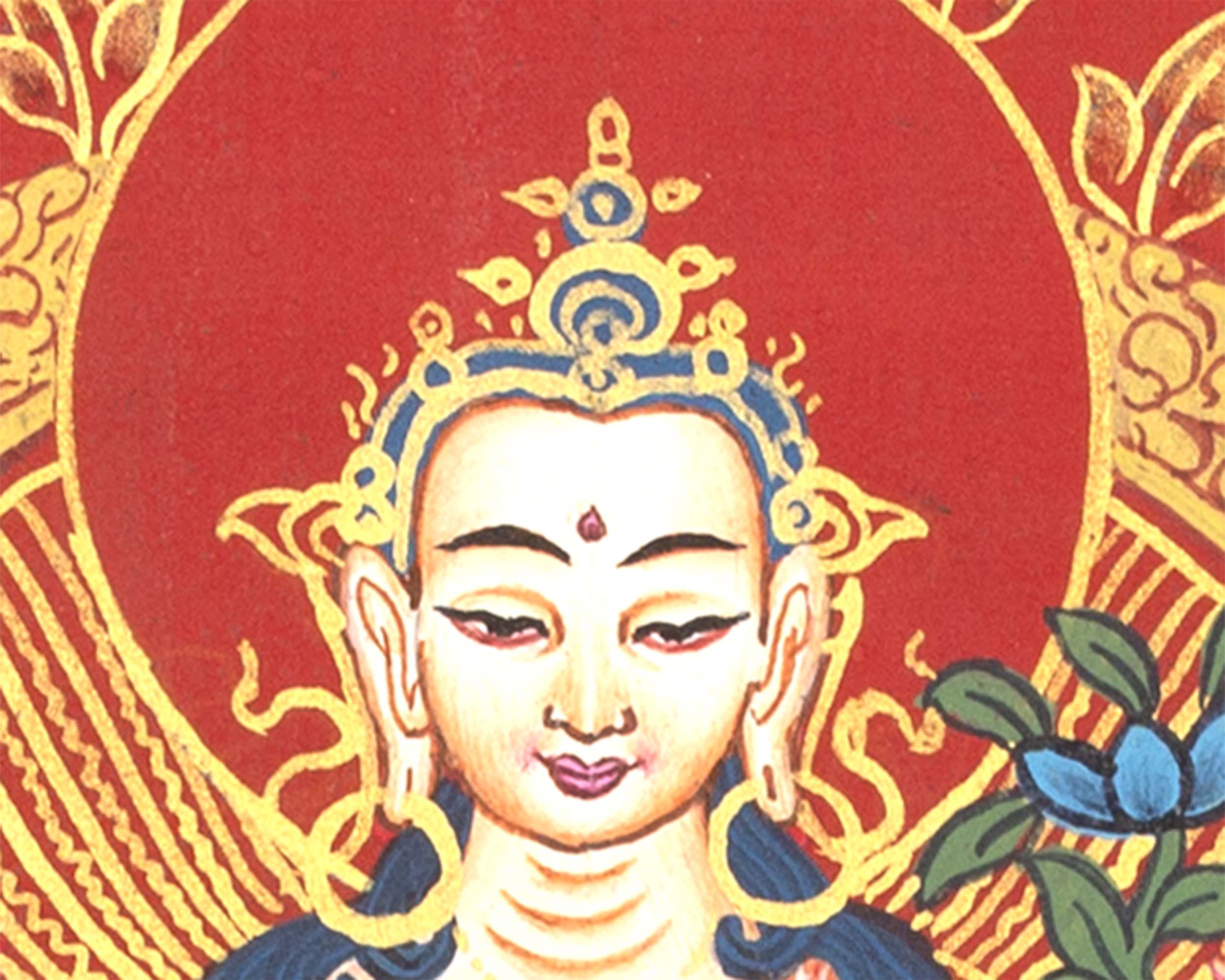 Chenresig Mandala | Traditional Tibetan Thangka | Wall Decors