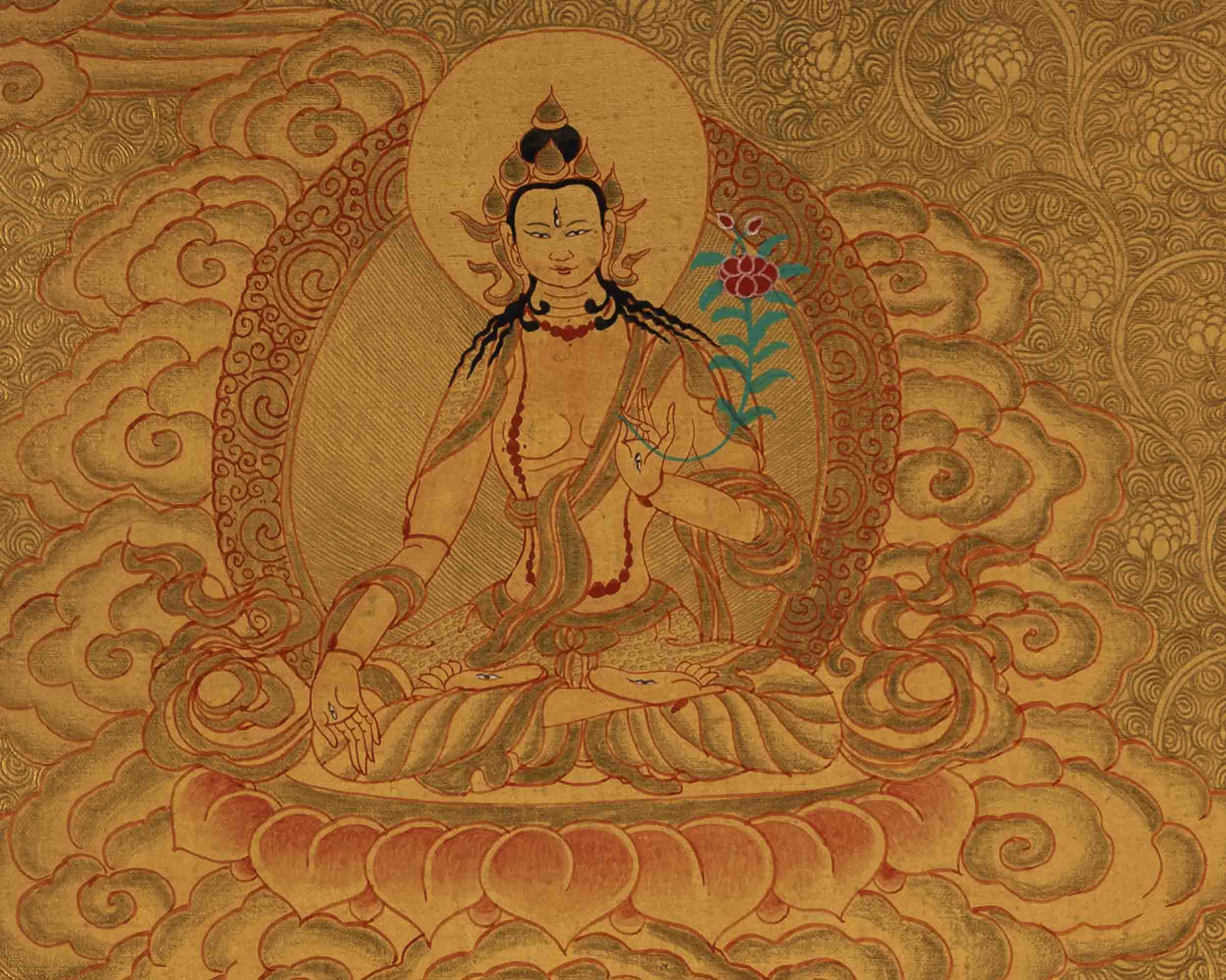 Vajrasattva Mandala Thangka | Buddhist Gift Ideas