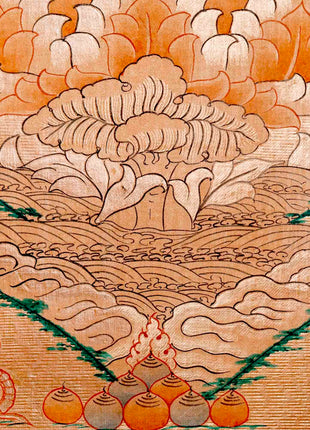 Traditional White Tara Thangka | Mother Buddha Painting with 24k Gold