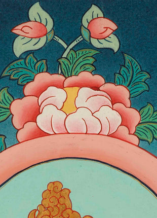 Quality White Tara Thangka | Traditional Buddhist Wall Hanging