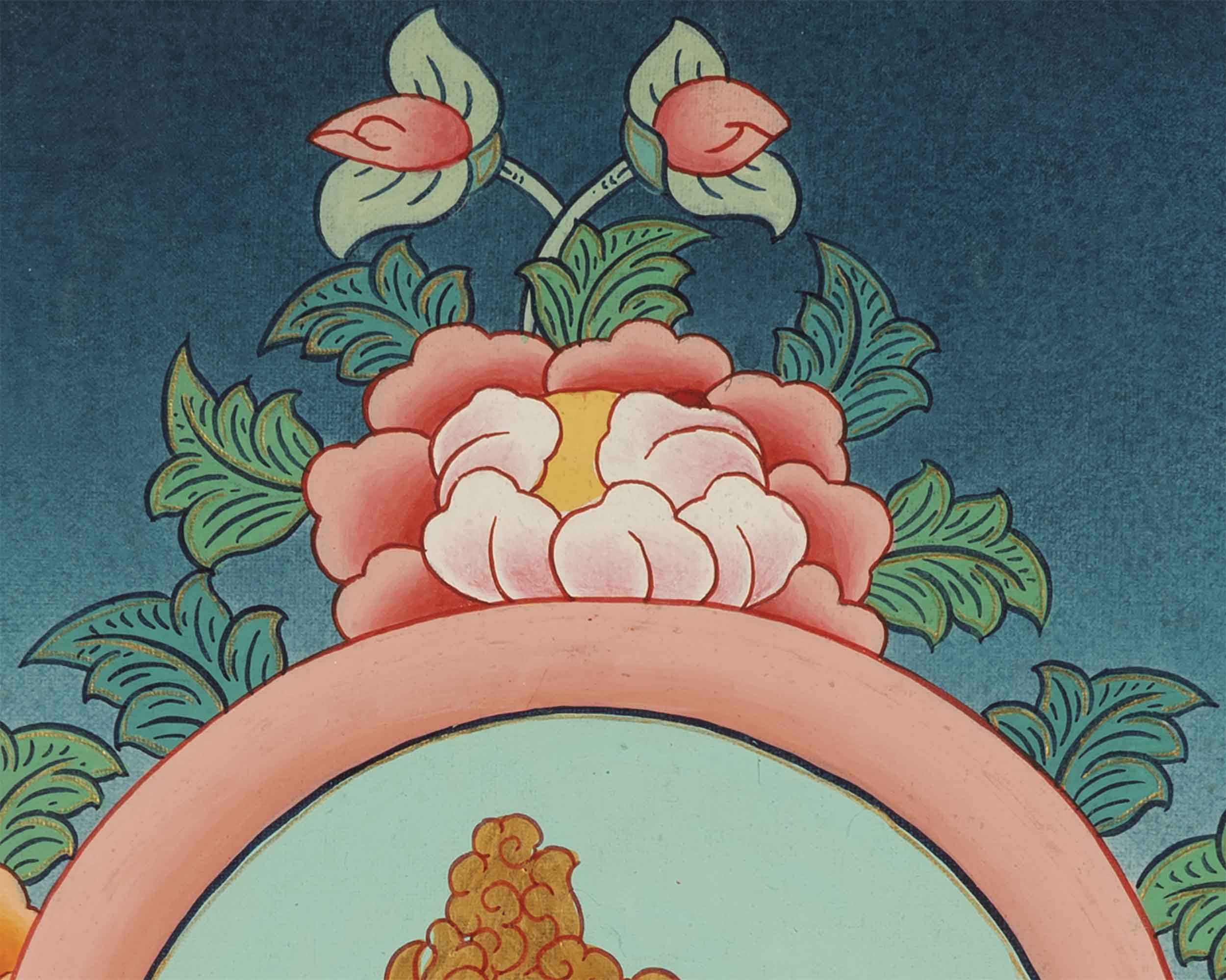 Quality White Tara Thangka | Traditional Buddhist Wall Hanging