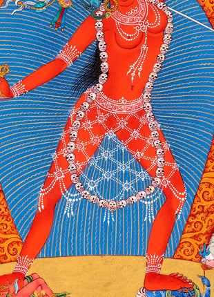 Vajrayogini Dakini Thangka | Hand Painted Tibetan Art