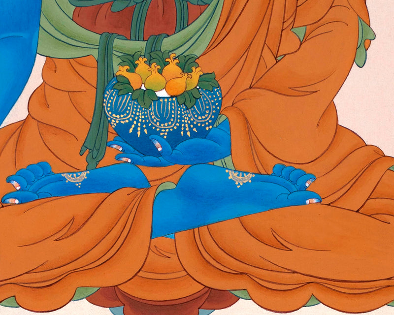 Medicine Buddha Thangka | Tibetan Buddhist Art