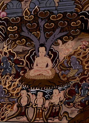 Shakyamuni Buddha Life | Wall Decors | Traditional Thangka Art