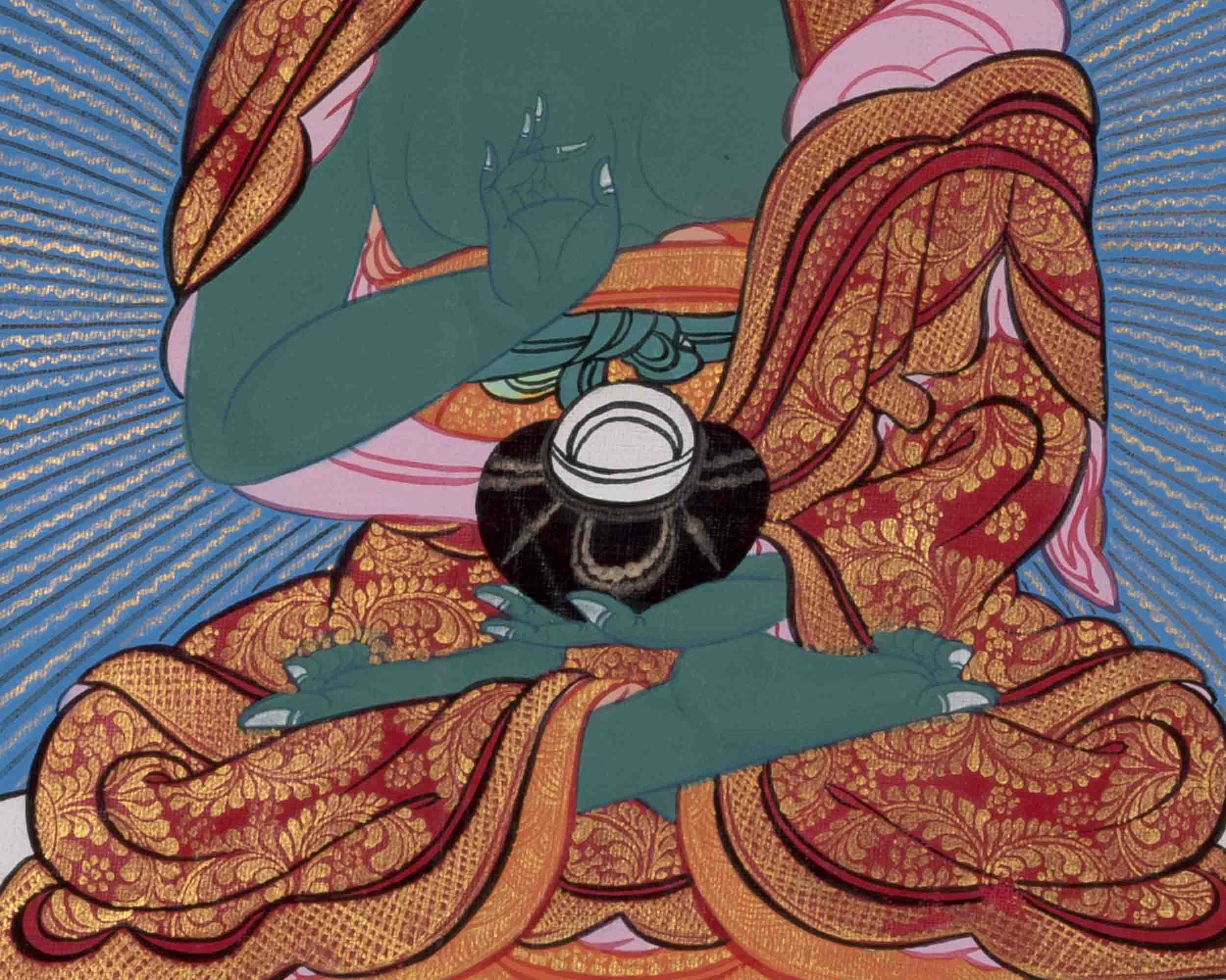 Thangka Of Amoghasiddhi | Traditional Painting | Wall Decors