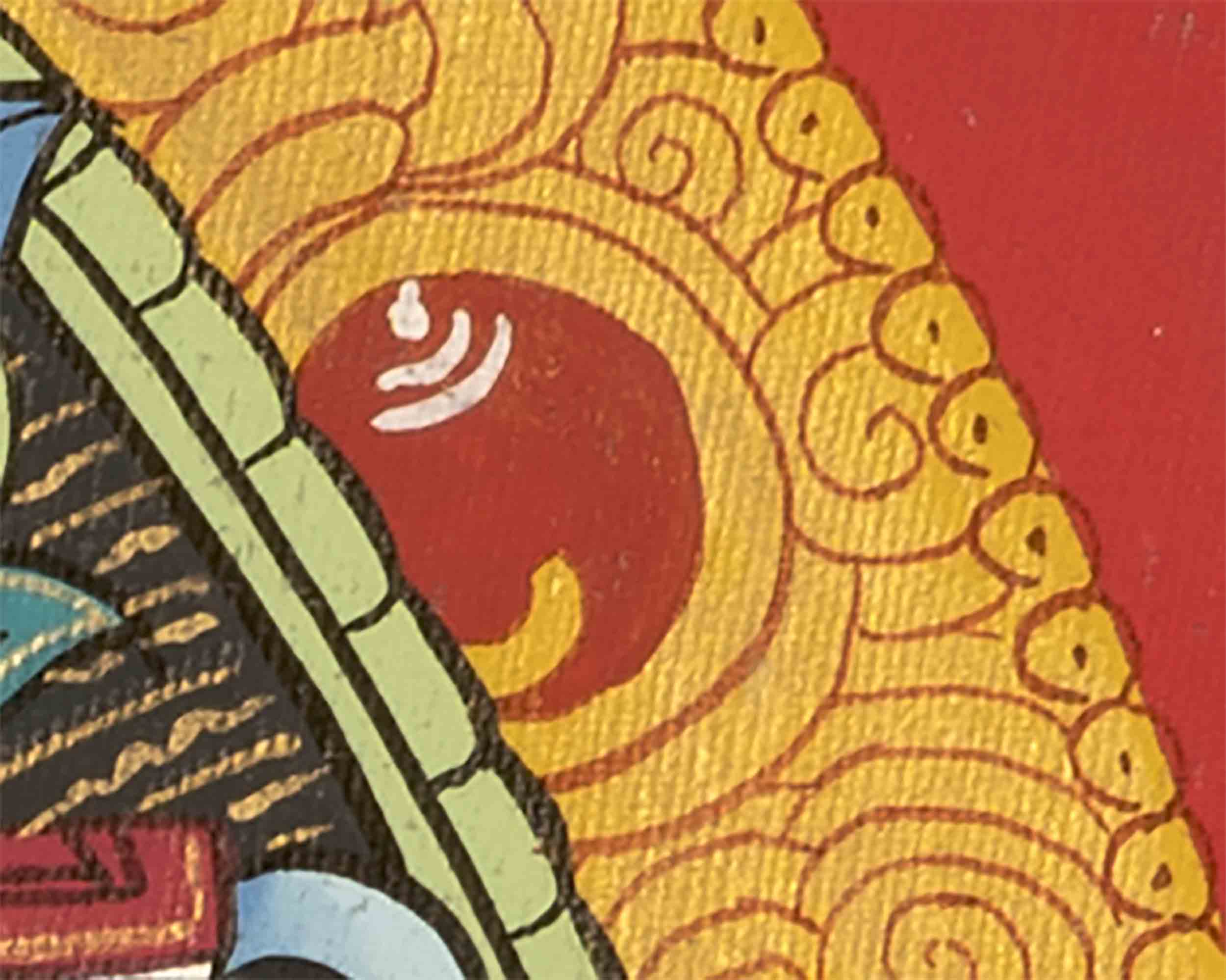 Bodhisattva Manjushree Thangka | Wall Decors