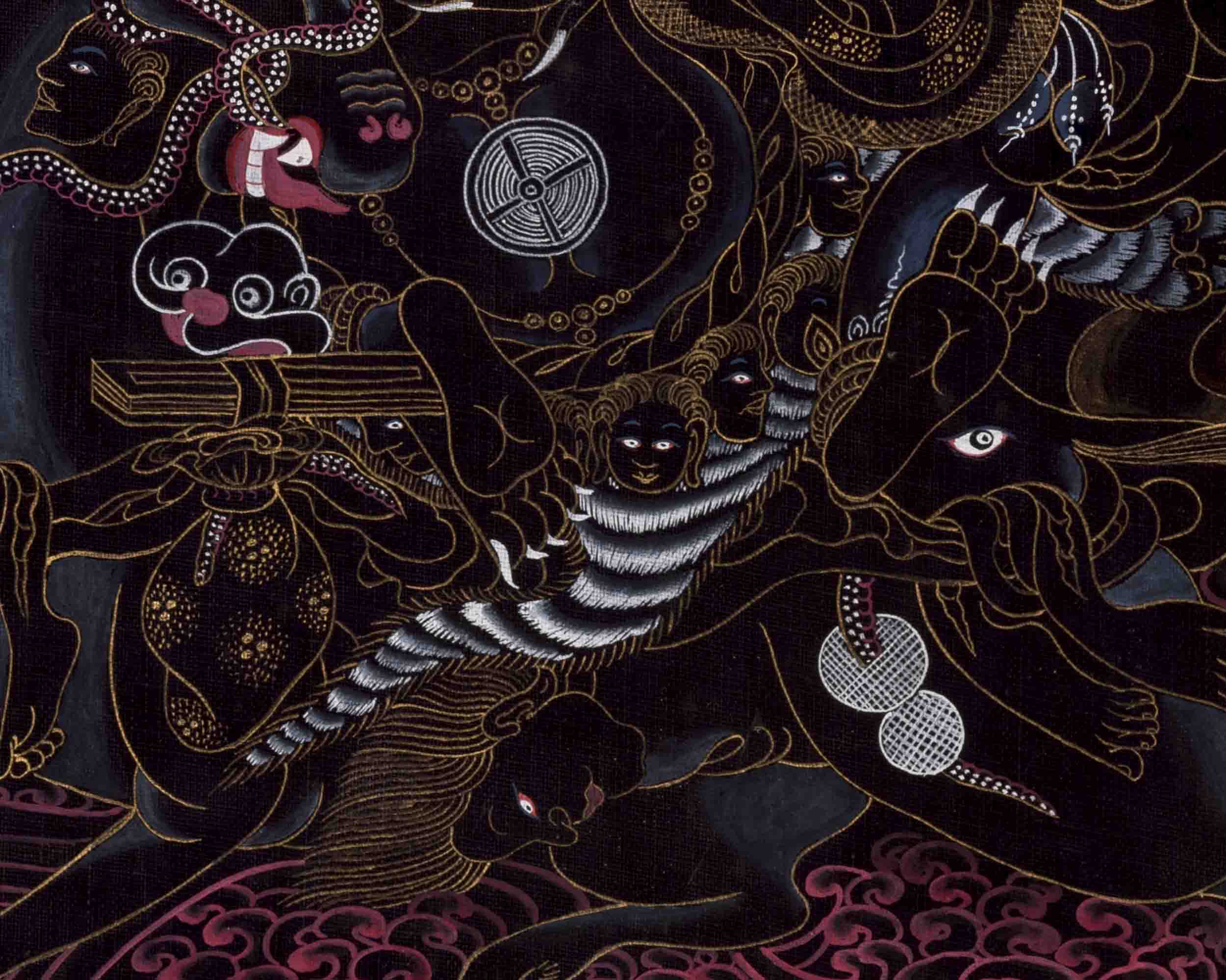 Palden Lhamo Thangka | Traditional Tibetan Art | Wall Decors