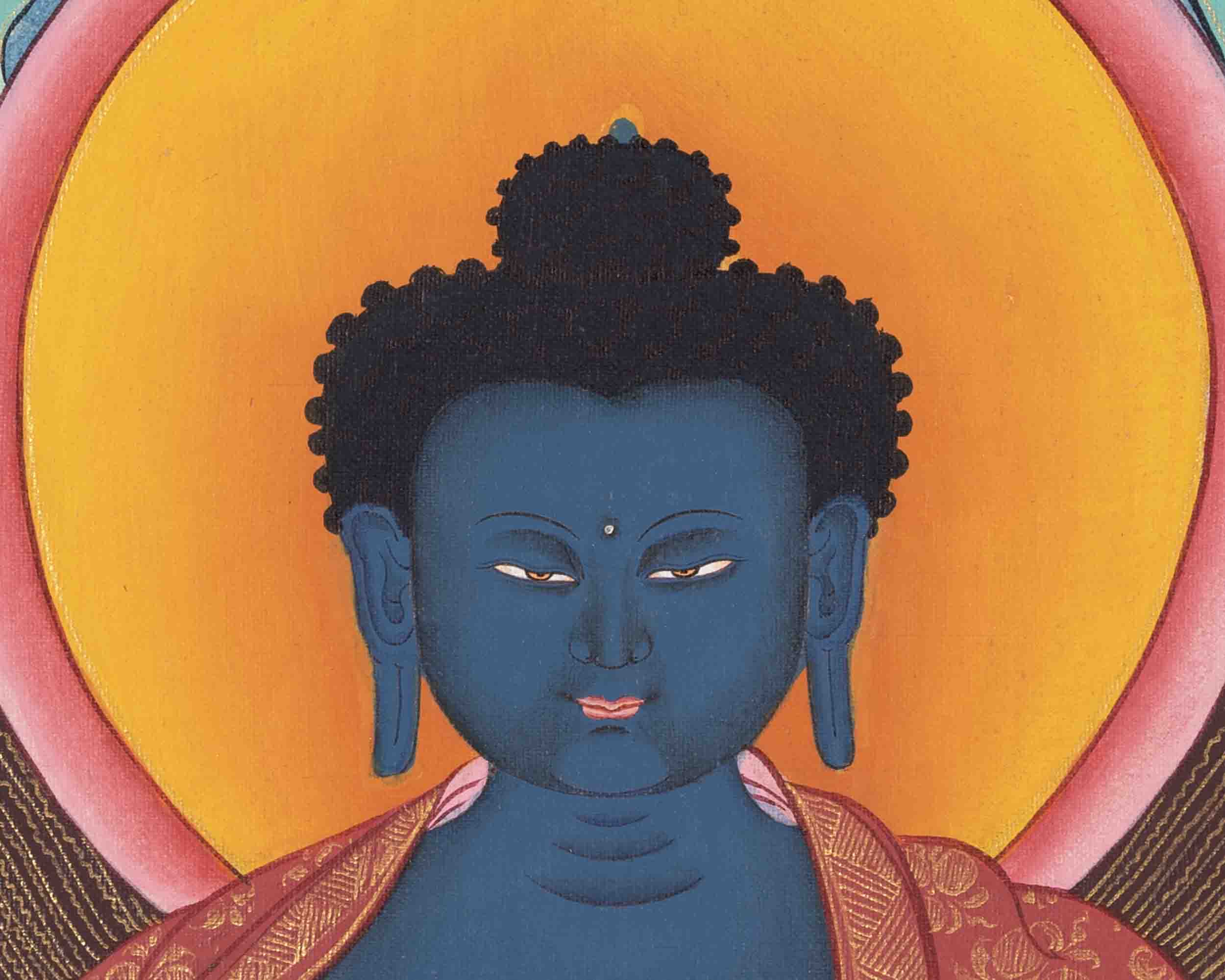 Bhaisajyaguru Thangka | Wall Hanging Medicine Buddha Decoration