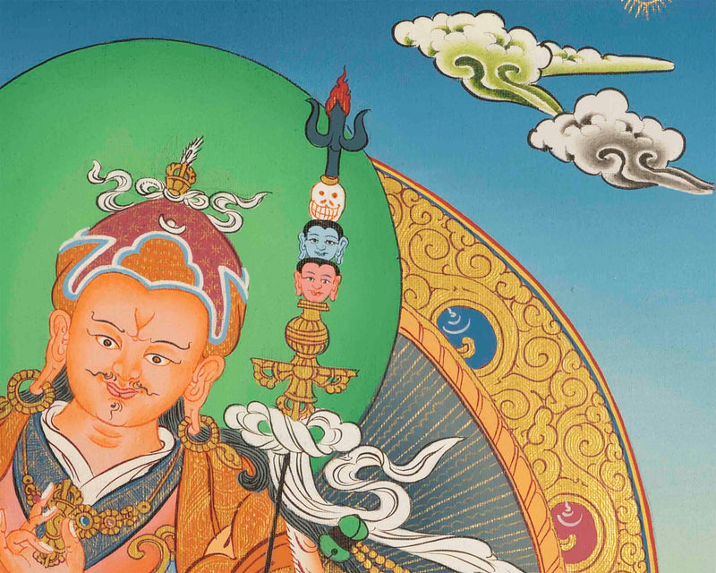 Padmasambhava Guru Rinpoche Thangka | Wall Hanging | Decoration Painting